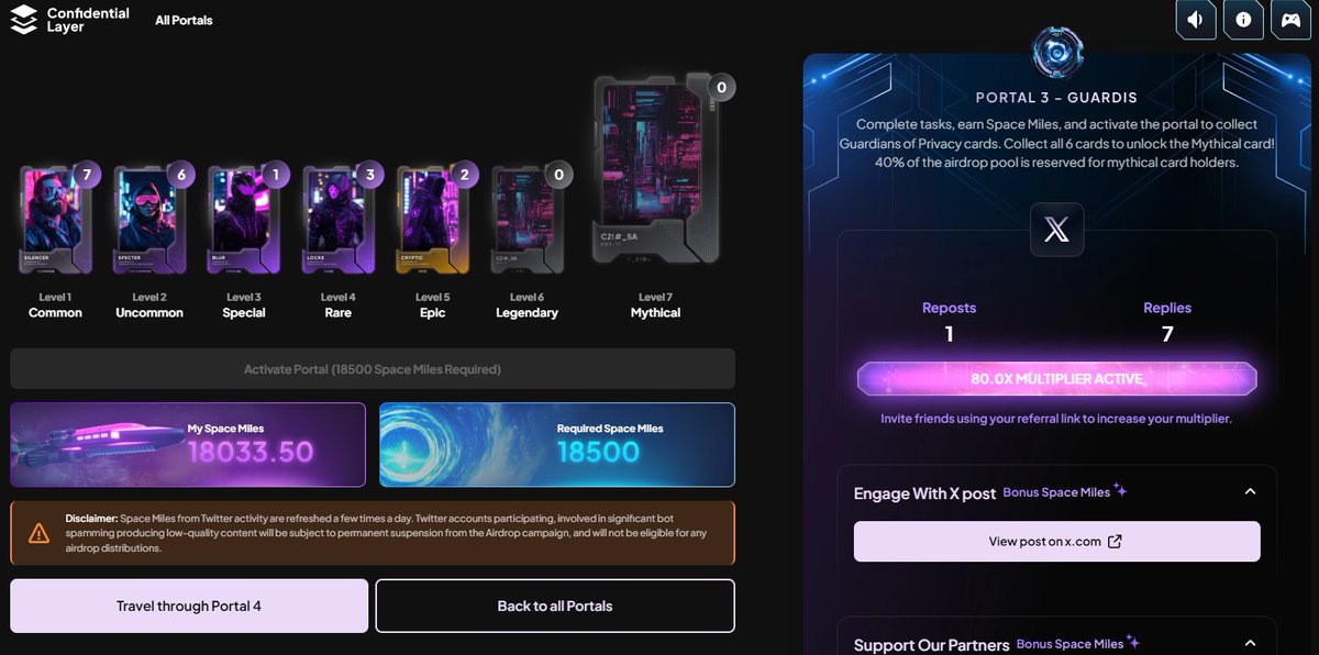 Web3Pikachu's tweet image. Hello everyone! Today, we’re diving into a detailed review of @ConfidentialLyr. No need to worry about missing anything  I’m sharing all the information here clearly and concisely!

1⃣ Confidential Layer
Confidential Layer is a decentralized protocol that bridges public and…
