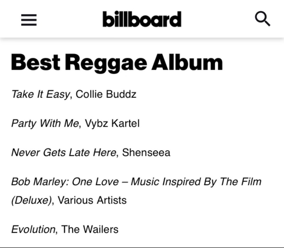 I got nominated for a Reggae Grammy!! 🏆
