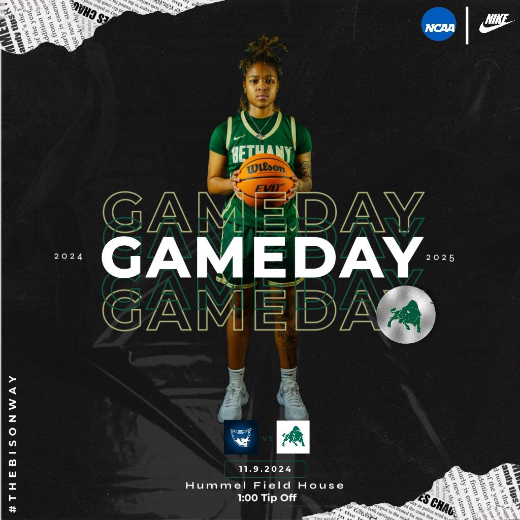 𝕎𝕖’𝕣𝕖 𝔹𝕒𝕔𝕜𝕜𝕜𝕜 👀

It’s Officially Game Day in the Hummel Field House 😈 

🆚: Marietta Pioneers 
📍: Hummel Field House 
⏰: 1:00 Tip Off 

#TheBisonWay #WhyNotUs