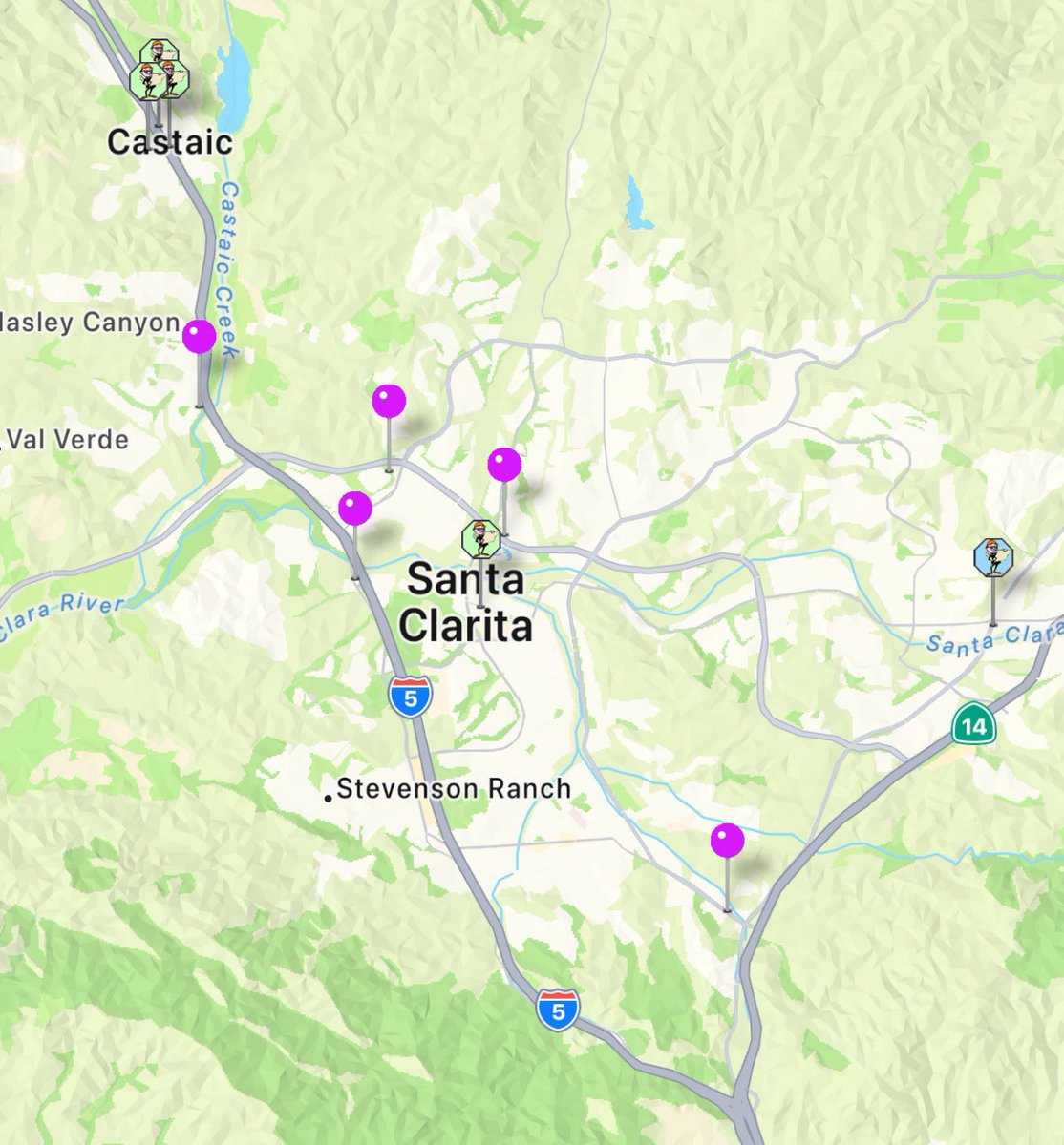 Incredible progress from the supercharging team in the Santa Clarita area! 5 superchargers now open in the valley with at least another 5 more coming. 

Will now be a total of 164 stalls here when they open. <a href="/TeslaCharging/">Tesla Charging</a> <a href="/MdeZegher/">Max</a>