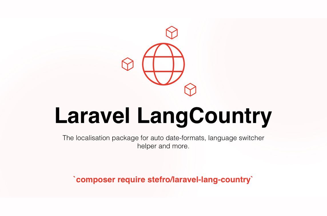 Laravel Lang Country is a package by <a href="/stef_r/">Stef Rouschop</a> that offers a set of tools for proper localization of date/times, country names, currencies &amp; more 📦️💬 - madewithlaravel.com/laravel-lang-c…