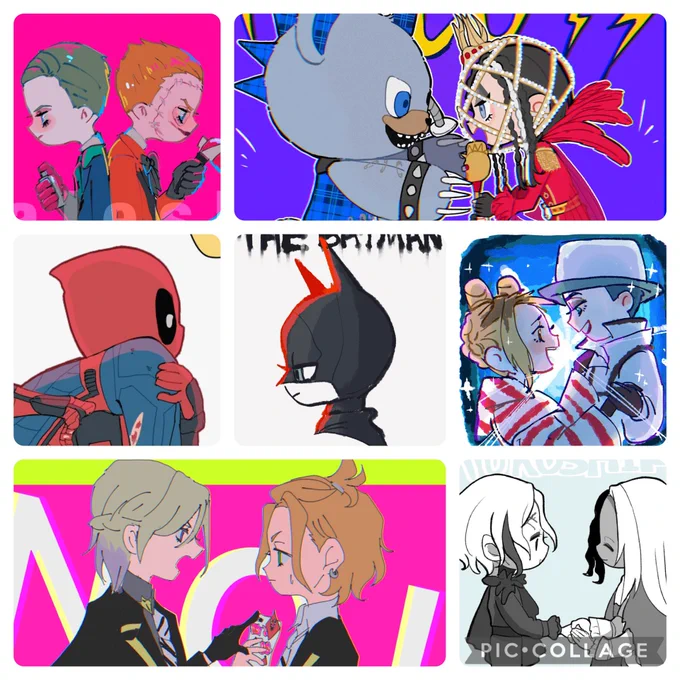 デフォルメ絵の横顔描くの好き 