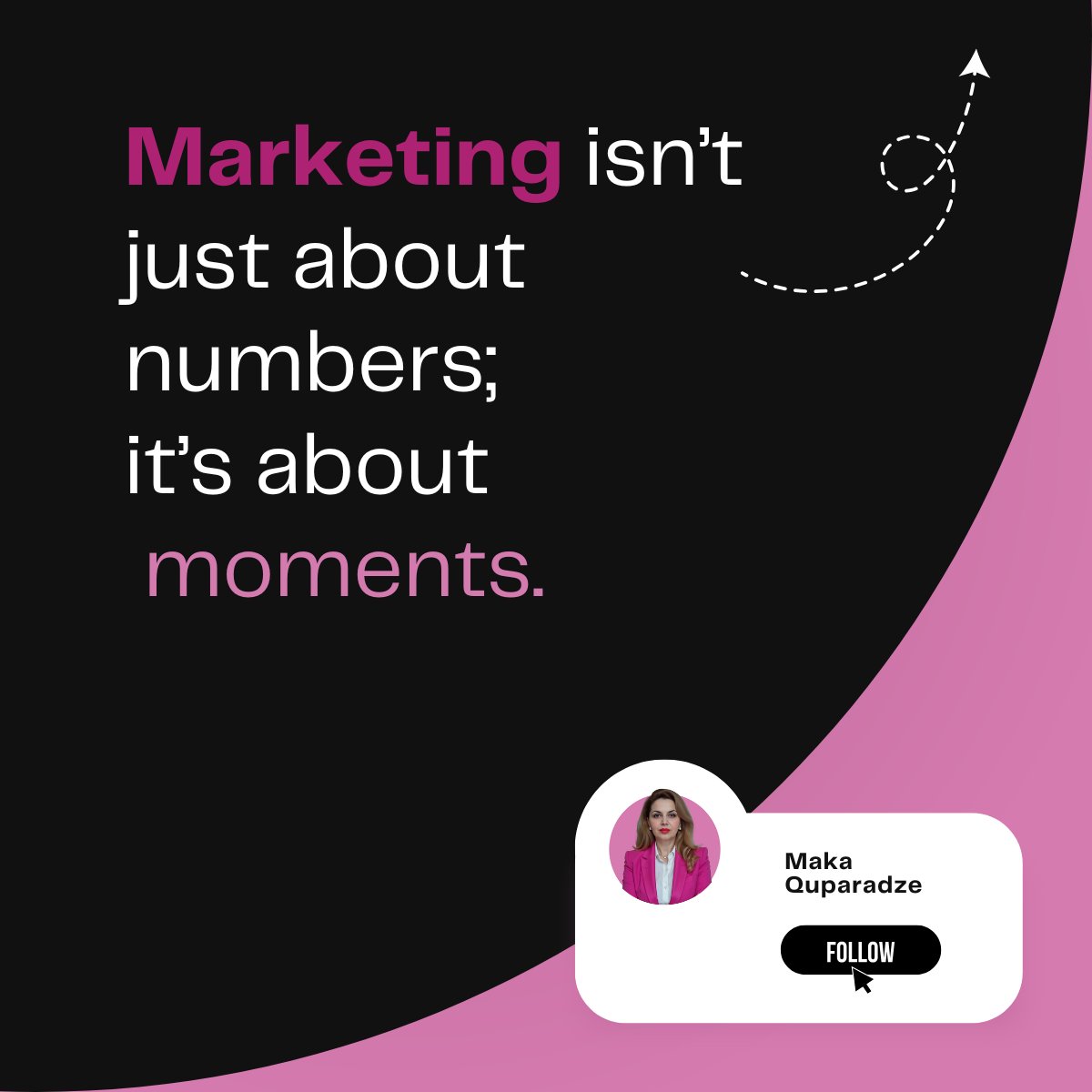 MWMaka's tweet photo. Marketing isn’t just about numbers; it’s about the moments that stick. 🌟 
When your brand sparks curiosity, builds trust, and leaves a mark, you're doing more than selling – you're connecting. #MarketingMagic #MomentsThatMatter #BrandBuilding https://t.co/SKjUUHj8D8