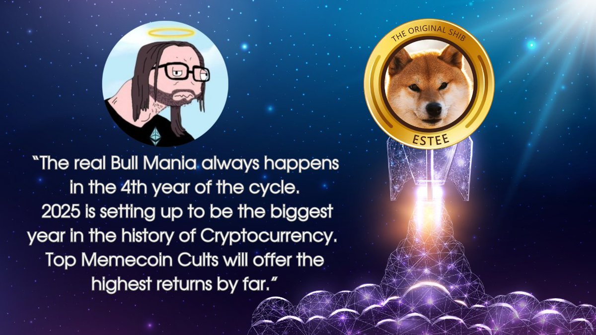 <a href="/itsCryptoWolf/">Crypto Wolf 🐺 Gem Hunter</a> If you were a $SHIB holder in the last cycle, you must be a $ESTEE holder in the new cycle #MURAD #memes