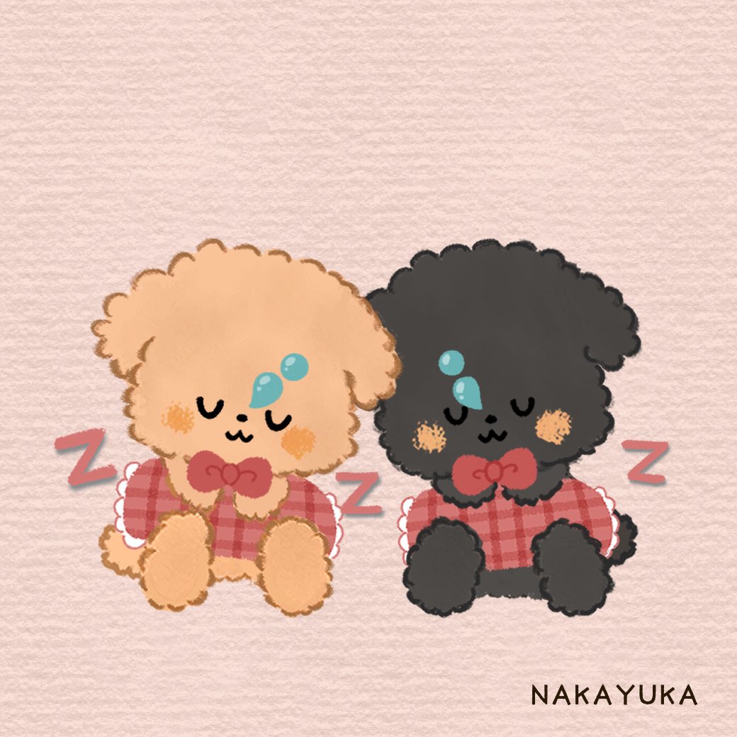 NAKAYUKALINE's tweet photo. ウトウト😴

スタンプ🧡
https://t.co/T8sSjGg6Hn

#LINEスタンプ #illustration
#イラスト　#Dog  #犬 https://t.co/difZcDApql