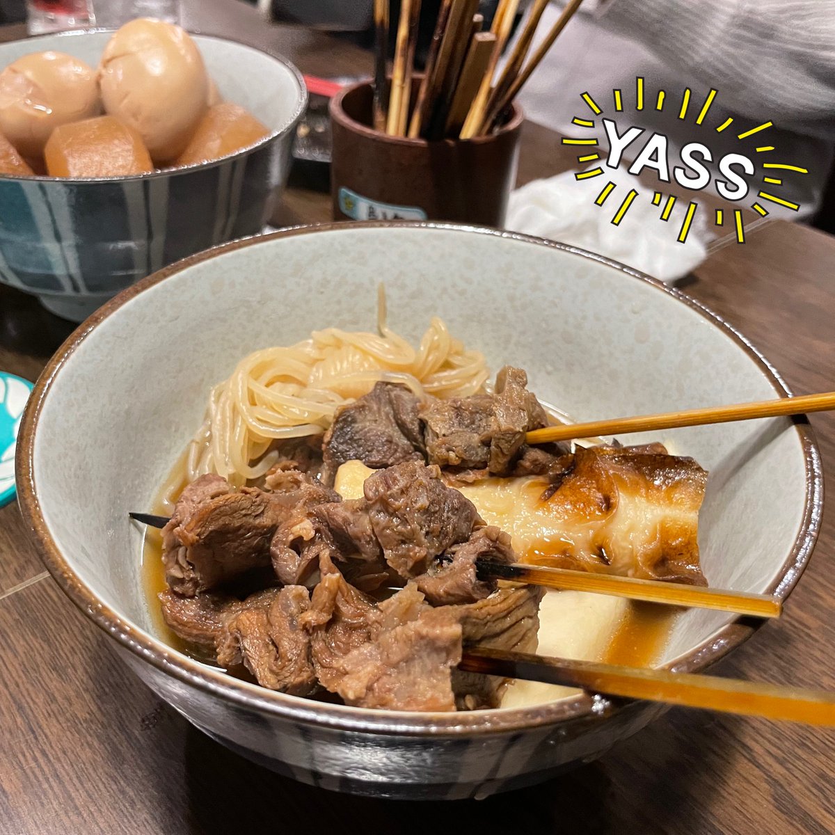 _shiryoku's tweet photo. あふたー！
居酒屋おでん最強🍢🍻✨ https://t.co/TZJJ3ca77g