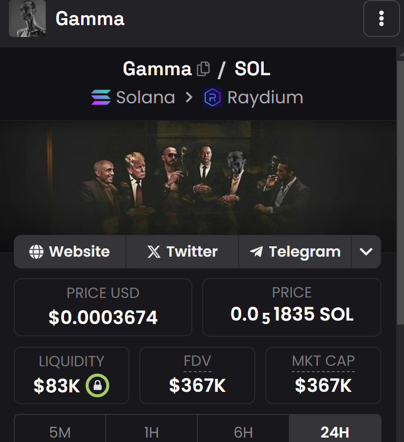 <a href="/Noahhweb3/">Noah 🌌</a> Don't snooze, the next big #crypto gem is $Gamma, don't fade on this gem. Too early to buy
ca 93MCjhxe56soTv4Hb5gTDCXeN7T86t3ojt21GppYpump