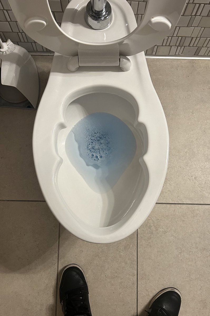 sharkbarksss's tweet photo. just realized my workplace has those Lebron-shaped toilets https://t.co/Hbmc7u64lO