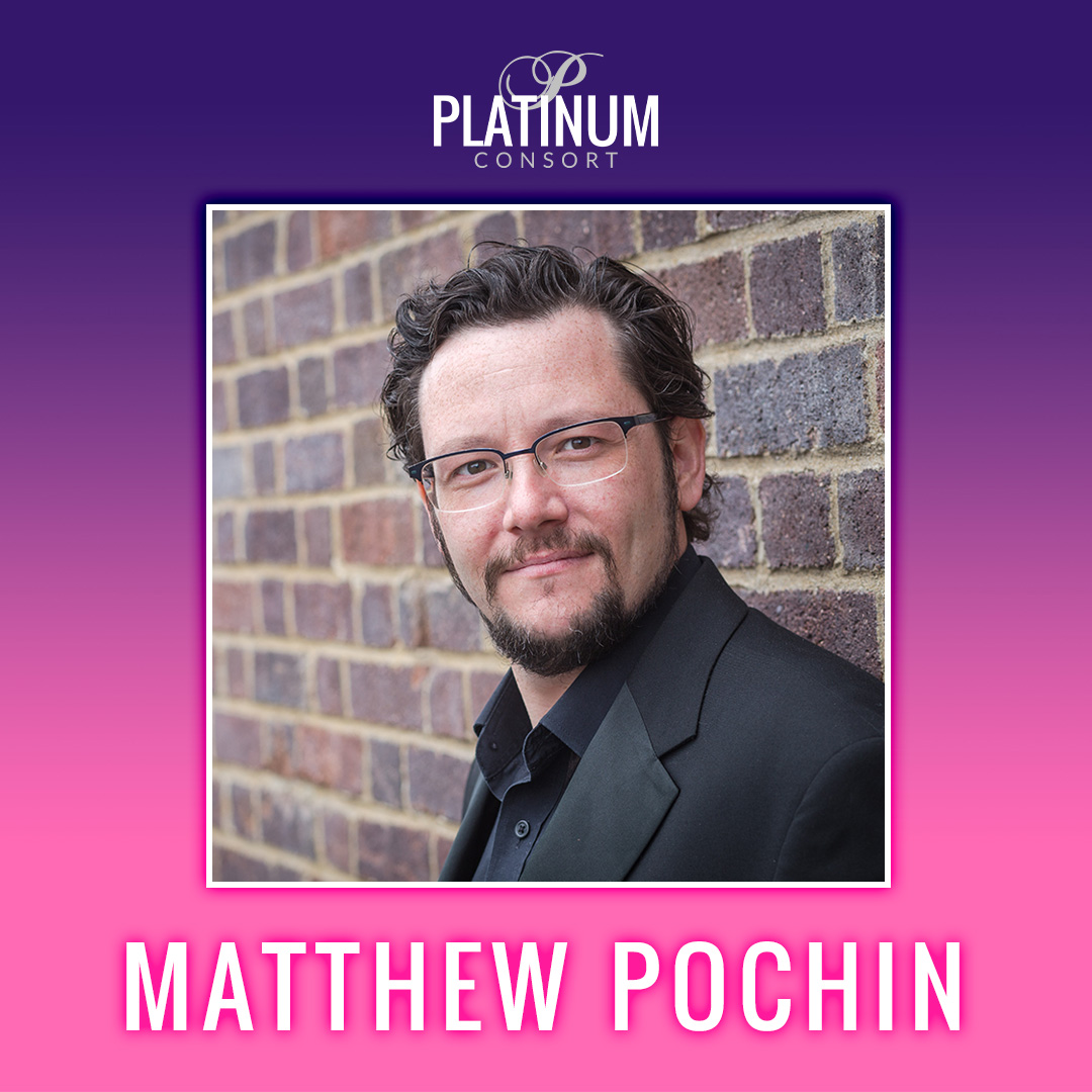 Here is one of our tenor soloists, Matthew Pochin!
Matthew Pochin began his career as a chorister at Hereford Cathedral, where he later became a lay clerk. He went on to study at the Royal Welsh College of Music and Drama. After several years working as a pastry chef, Matthew