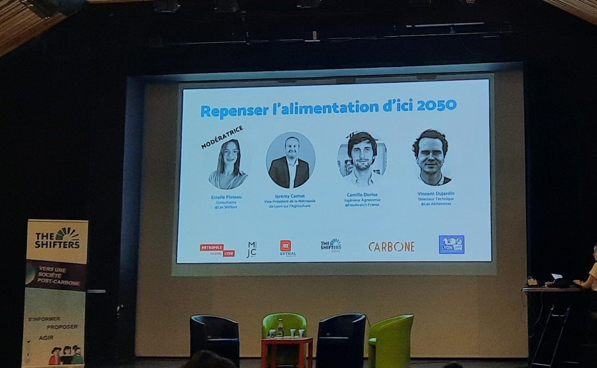 Les Shifters Lyon (@lesshifterslyon) on Twitter photo Prochaine table ronde #Lyon2050 : "Repenser l'alimentation d'ici 2050"
avec Estelle Plateau <a href="/LesShiftersLyon/">Les Shifters Lyon</a> , Jérémy Camus <a href="/grandlyon/">Métropole de Lyon</a> , Camille Dorioz <a href="/foodwatchfr/">foodwatch France</a> , Vincent Dujardin <a href="/AlchimistesCo/">Les Alchimistes</a> Prochaine table ronde #Lyon2050 : "Repenser l'alimentation d'ici 2050"
avec Estelle Plateau <a href="/LesShiftersLyon/">Les Shifters Lyon</a> , Jérémy Camus <a href="/grandlyon/">Métropole de Lyon</a> , Camille Dorioz <a href="/foodwatchfr/">foodwatch France</a> , Vincent Dujardin <a href="/AlchimistesCo/">Les Alchimistes</a>