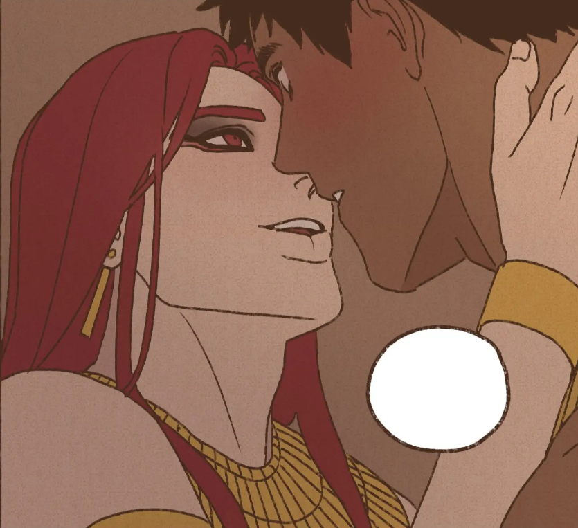 LazuliLotus's tweet photo. #Ennead ch107 spoiler

"Do what you want, but take your time"
"Yes"
"And look into my eyes. Check out my mood" https://t.co/HYxfrqtEkR