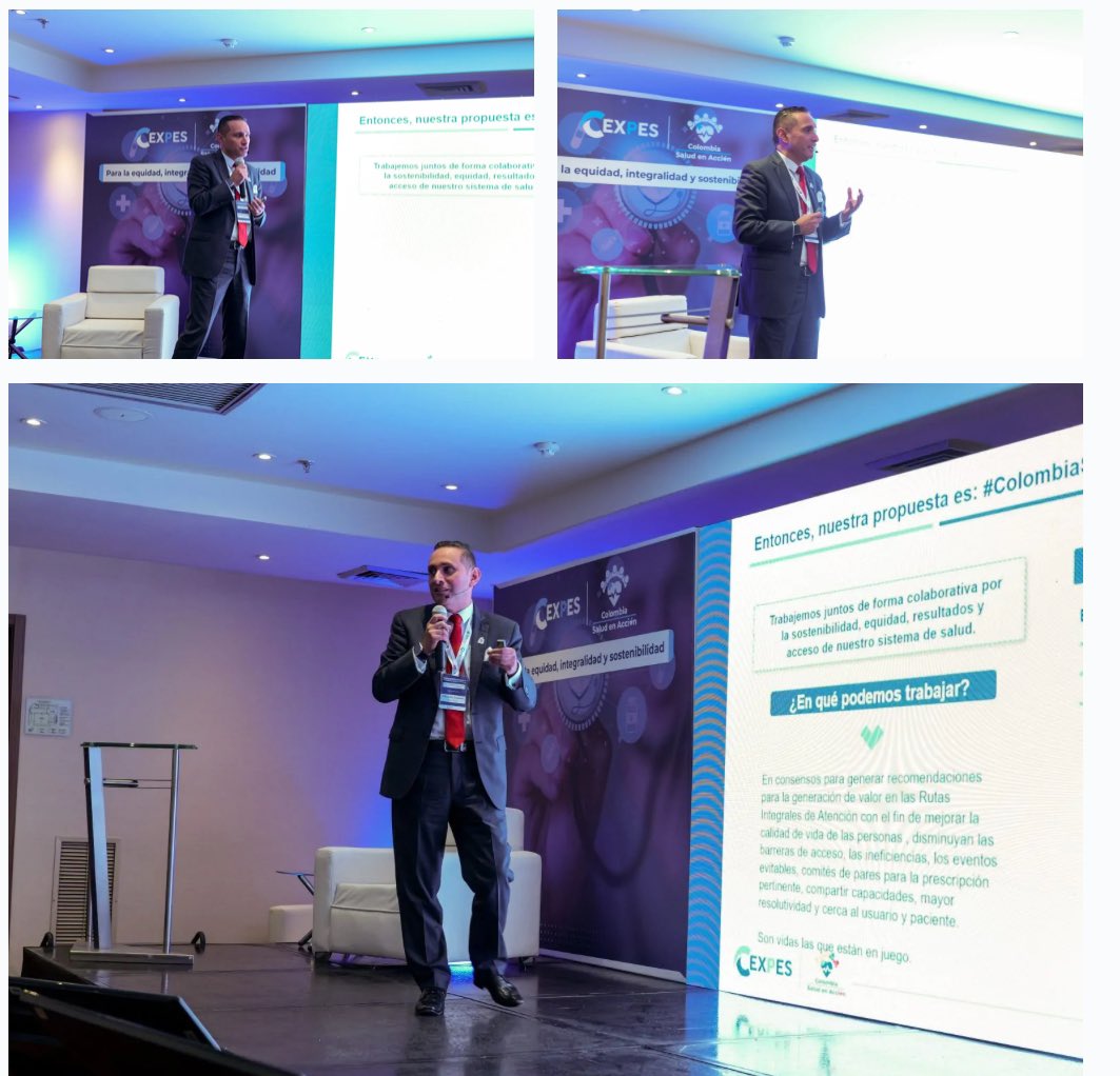 EduardoDuenasM's tweet photo. 1/2 @somoscexpes realizo el lanzamiento del movimiento @CoSaludEnAccion bajo el liderazgo inspirador de @apuertojr, la generación de valor para las personas , usuarios, pacientes y actores del sistema de salud, un honor pertenecer a este gran proyecto #valor #salud #equipo #5meta https://t.co/qkq9glYMmg