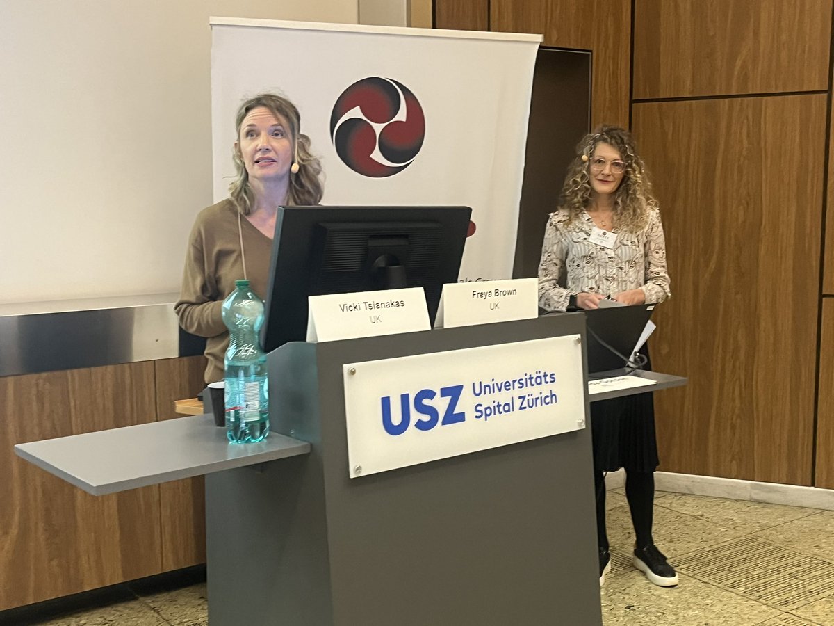 hnhcp's tweet image. Freya Brown &amp;amp; Vicki Tsianakas presenting on MPN SVT