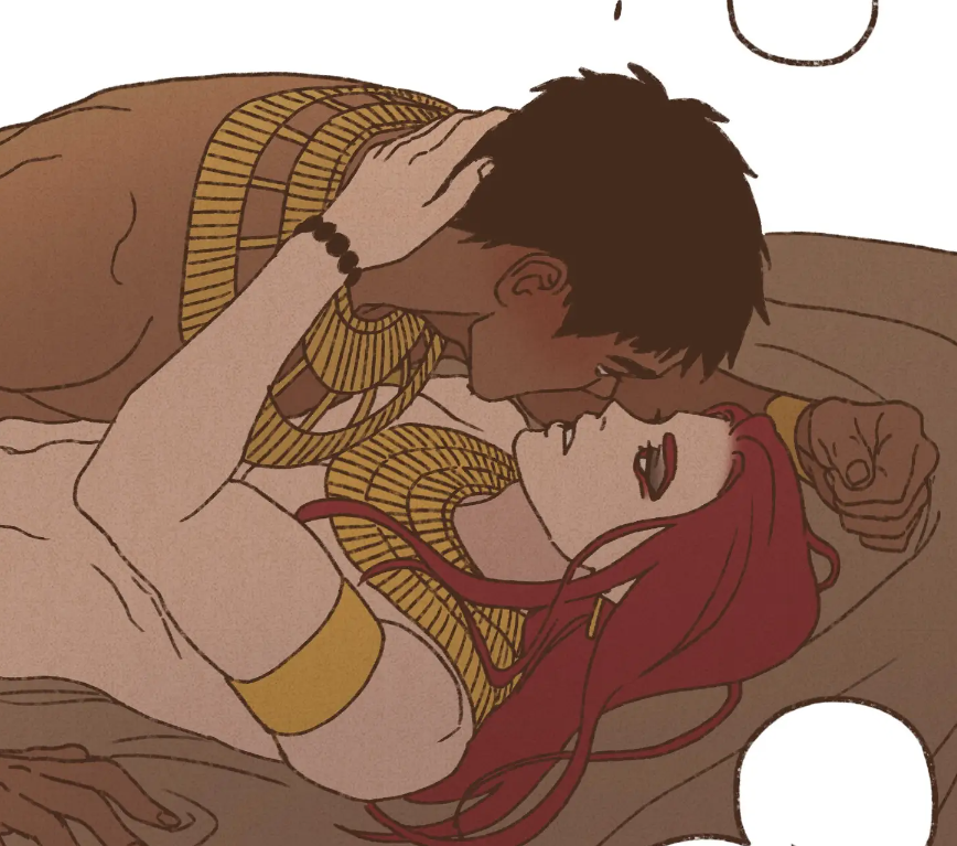 LazuliLotus's tweet photo. #Ennead ch107 spoiler

"Do what you want, but take your time"
"Yes"
"And look into my eyes. Check out my mood" https://t.co/HYxfrqtEkR