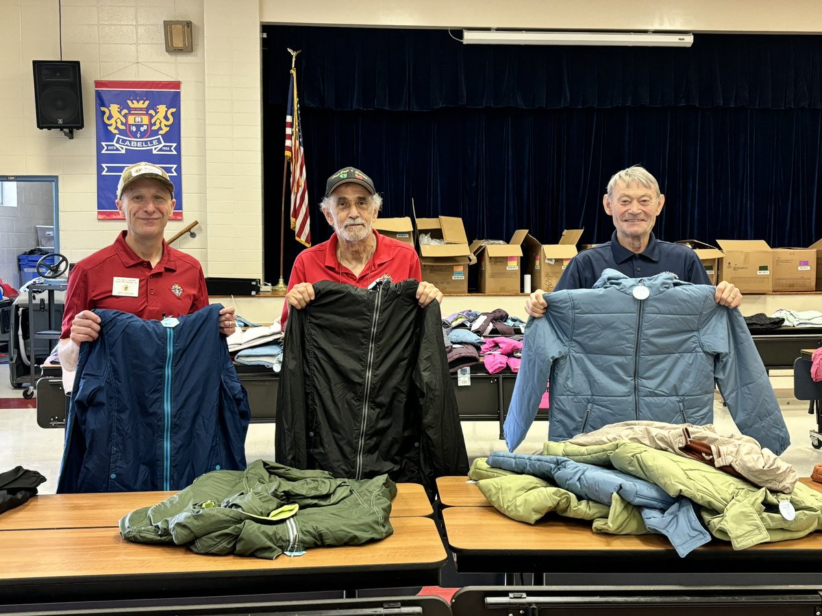 Thank you <a href="/CCofStAnn/">St. Ann</a> and the Knights of Columbus Our Lady of La Salette Counsel 8376 for your generosity to our sweet school. Our students will be warm this winter with the beautiful coats you donated.