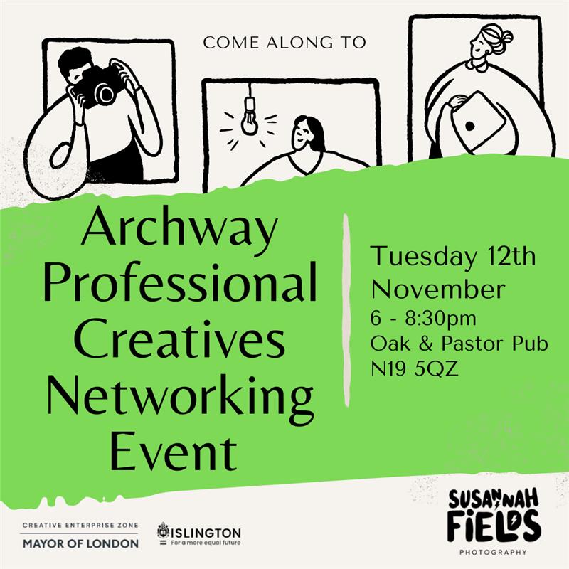 archwaylondon's tweet photo. 📣Are you a creative living or working in Archway area?
Whether self-employed, freelancer, small business or employed in the creative industries- Come to our networking event &amp; meet like minded people, learn more about marketing your work, &amp; have a go at some creative activities! https://t.co/AiisF5s0G4
