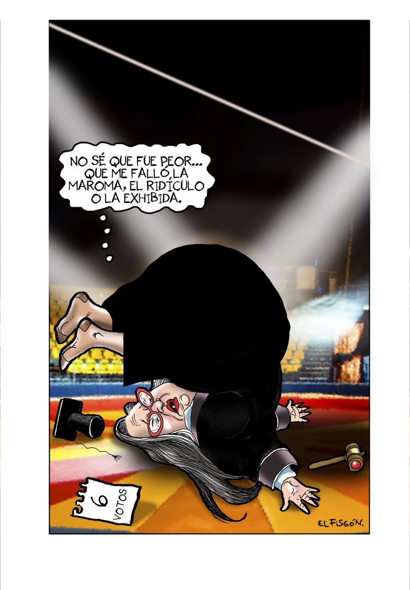 fisgonmonero's tweet photo. Ya pasaron varios días y Norma Piña y sus siete jueces aún no se levantan del descalabro que sufrieron al no poder detener la Reforma Judicial. https://t.co/pTudP4eVSA