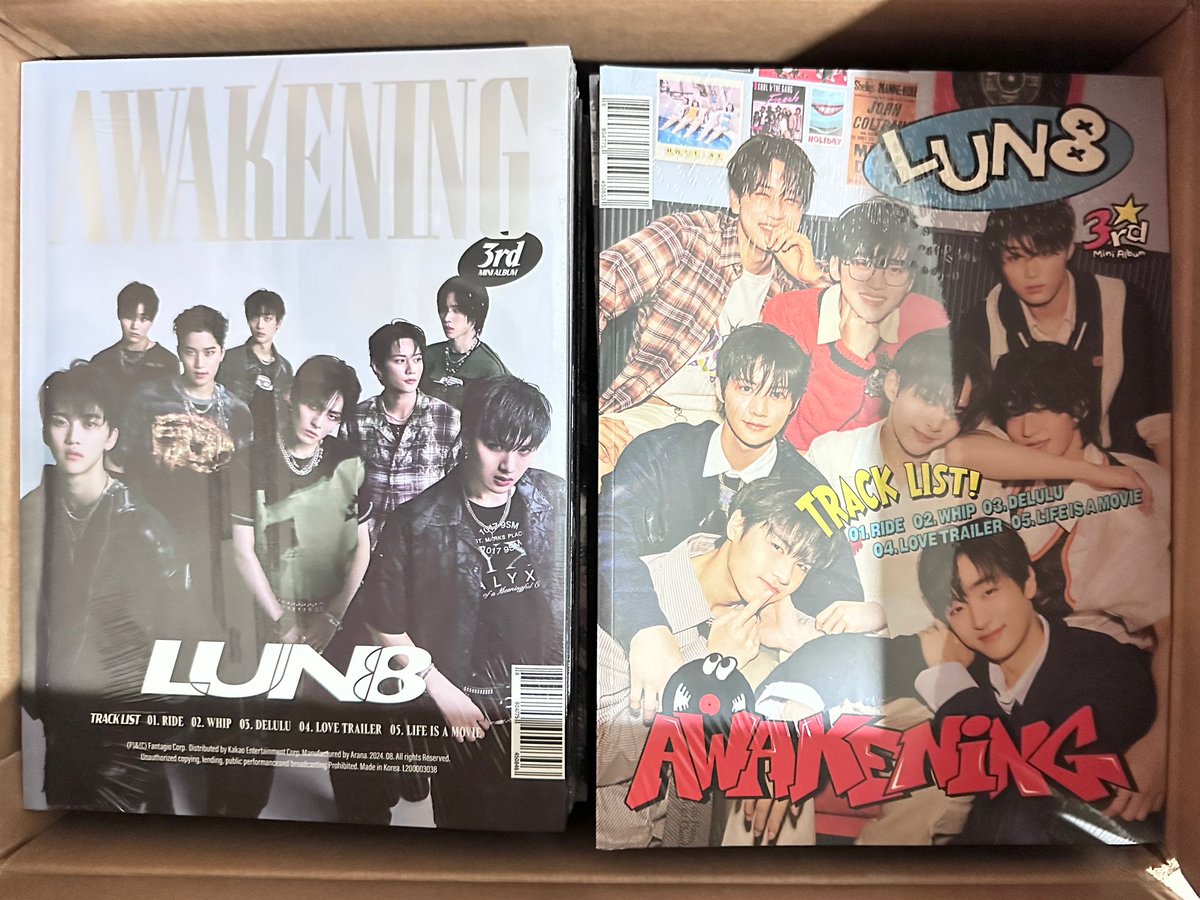 yangdo202202's tweet photo. 루네이트 lun8 3집 whip 미개봉 앨범
unopened album sell 양도x무료!!! 

무료❗️ 무료❗️ 무료❗️
FREE❗️FREE❗️FREE❗️

【100장 총2박스】 개별x 
배송비만 주시면됩니다

AWAKENING unopened album free https://t.co/JXhavC6mqf
