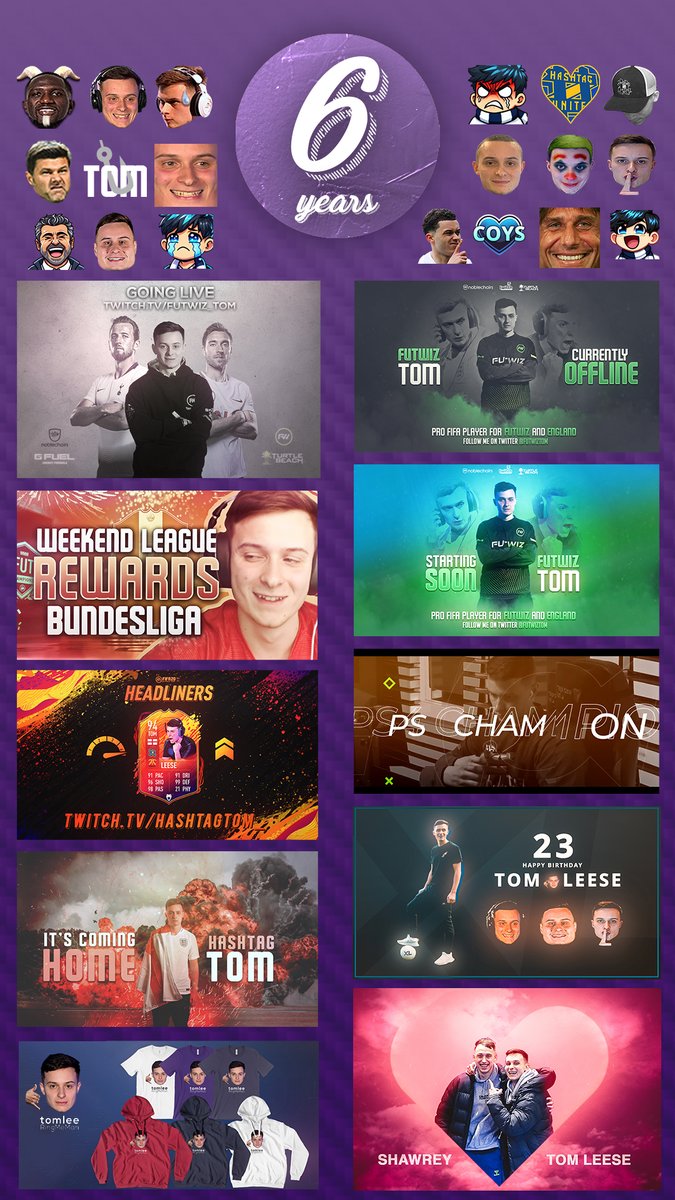 6 years watching <a href="/TomLeese/">Tom Leese</a> go from a bright-eyed kid signing with FUTWIZ, to a full-time streamer, eLion, Bucharest PS4 Champ, loving uncle, YouTuber, and now a strong household name in the FIFA world 🌎 Grateful to have been part of the journey. Proud of you, mate! 💪✨ #Onwards