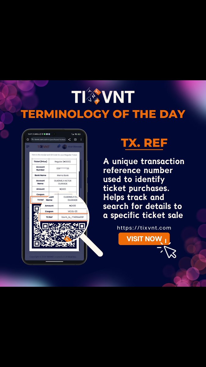 tixvnt's tweet image. Know the lingo! 📖 Today, we’re diving into key Tixvnt terms every event organizer should know. Boost your event planning game with these essential terms!
#TixvntTerminology #EventProTips
#Tixvnt #EventPlanning #EventTerminology #EventPro #TixvntHowTo #EventOrganizer #EventTips