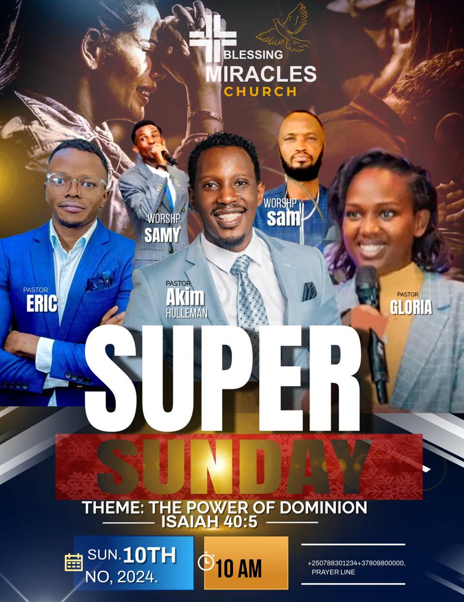 BMiraclesChurch's tweet photo. This is an INVITATION for your protection of November |December 2024
#ProphetAKIM 🤝
@HullumenAkim
Kindly accept the call from GOD it's your time of DOMINATION Isaiah 40:5
#MiracleAsChristOur_Savior
#BMCservice #GOD #Christ #Church #Salvation #Jesus #Grace #Love https://t.co/PE9BVCKx00