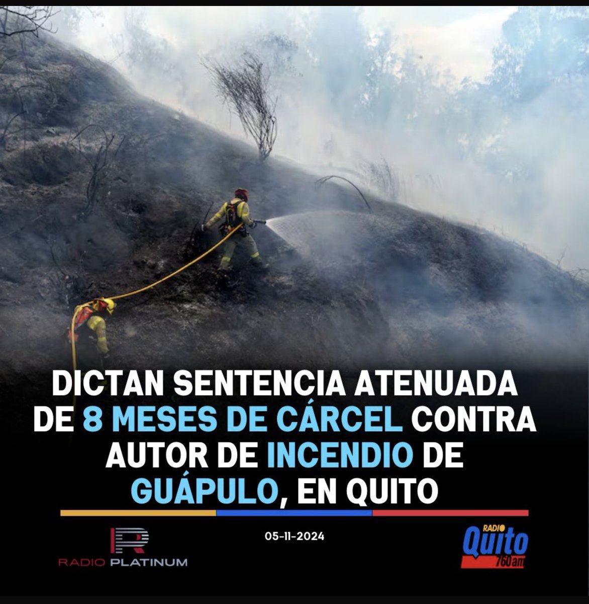 veroniicaarias's tweet photo. La ley ecuatoriana es inútil frente a tanta destrucción. Este incendio no solo afectó a la naturaleza, sino a los habitantes de Guápulo, González Suárez y Bellavista.

Así no más… mas que la ley que si da hasta 16 años de cárcel en caso de muerte, sin los jueces . Si pudieran una sentencia ejemplificadora se disminuirían los casos y millones de hectáreas consumidas gracias a estas personas sin conciencia de nada.