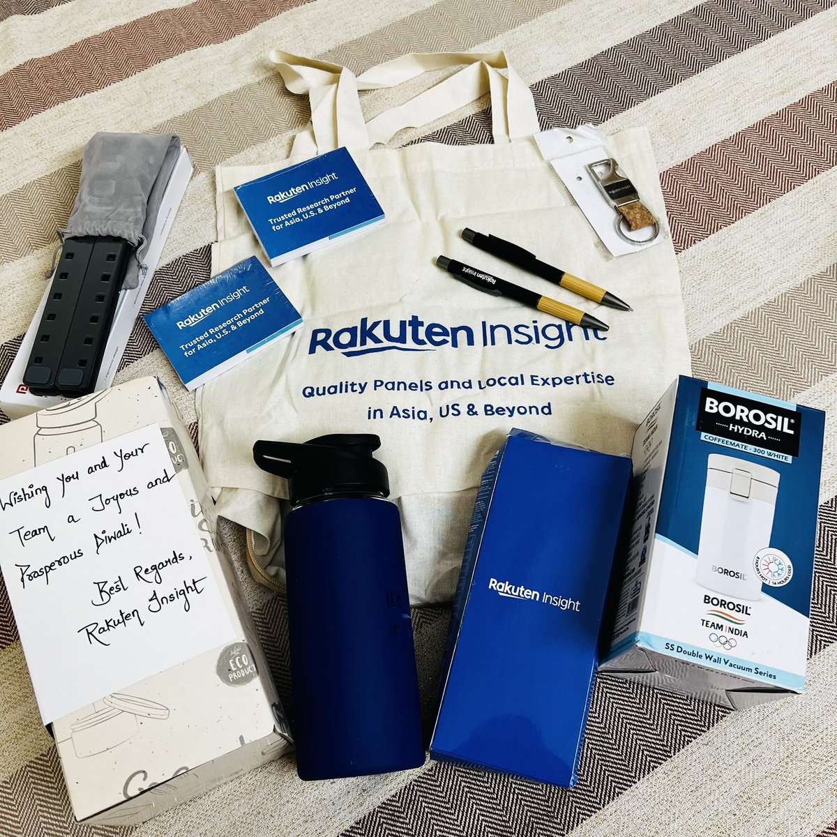 Happy Diwali <a href="/RakutenInsight/">楽天インサイト</a> 🪔✨

Loved the goodies!!