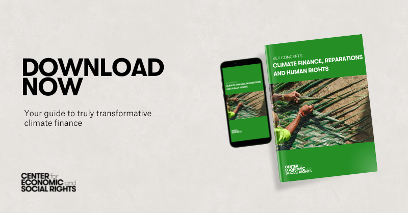 social_rights's tweet photo. 🌏 #COP 29 opens today with critical stakes: a new goal for climate finance. Our latest publication shows how a reparations-based, human rights-driven approach can ensure equitable financing that meets developing countries’ needs ⬇️