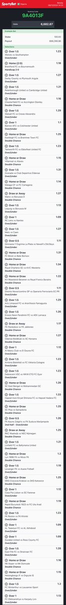 💥  F4697A1 - 8k ODDS

💥 9A4013F - 6k ODDS

<a href="/Ekitipikin/">Mayor Of Ekiti</a> <a href="/LouieDi13/">B I G L O U I E 🫵🏾</a> <a href="/mrbayoa1/">Mr Bayo</a> @Afc_Saks <a href="/sportingking365/">Sporting King</a> @Brarena47 @Queenofodds1 <a href="/Mrbankstips/">MrBanks💰</a> <a href="/Davidspredict/">KING DAVID B£T</a>