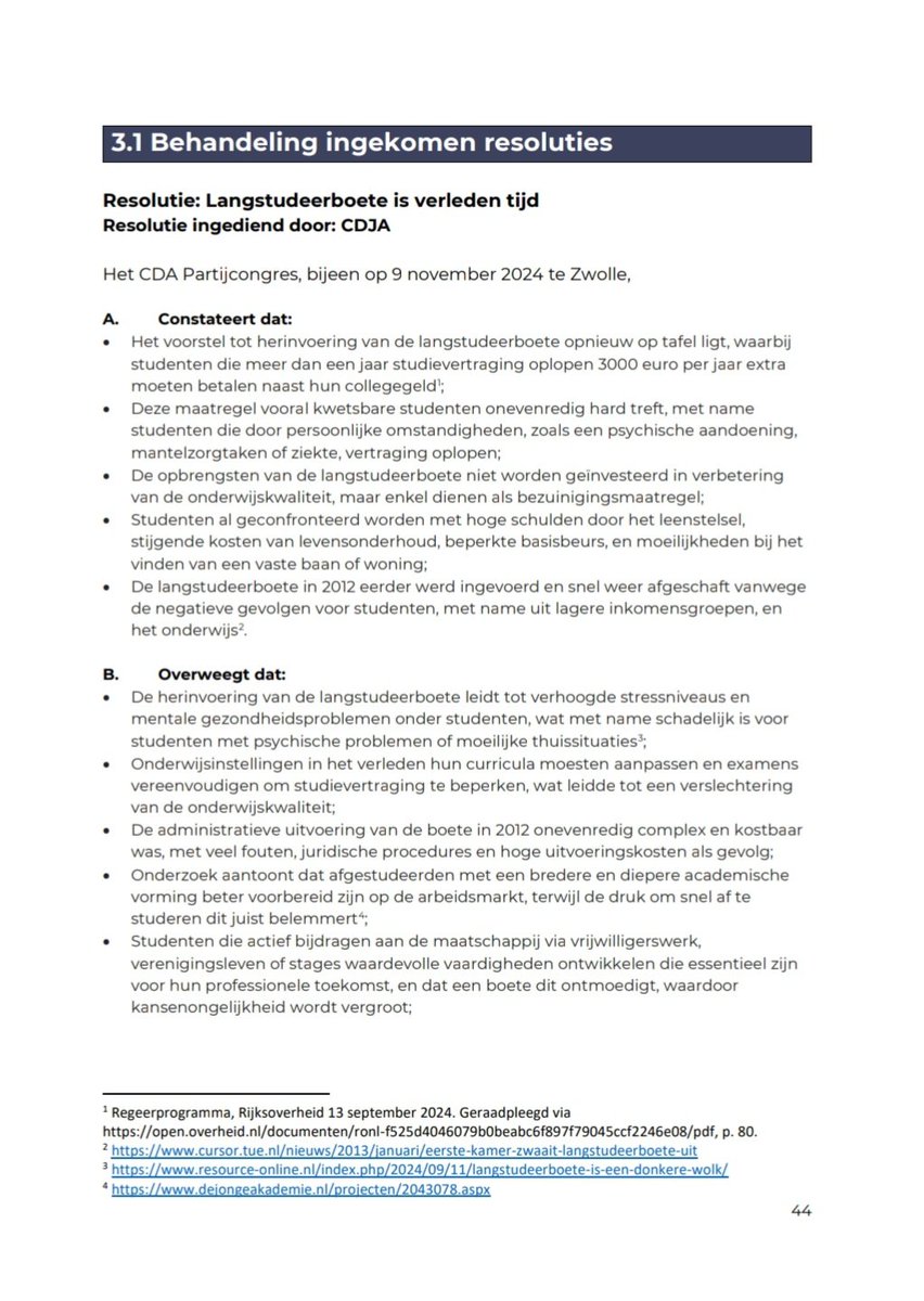 kevinklinkspoor's tweet image. Weg met de langstudeerboete! ❌️🚮

Vanochtend heeft het @CDJA een resolutie ingediend op het CDA-congres waarmee het @cdavandaag zich tegen de langstudeerboete keert, nu en in de toekomst.

En met succes. Met brede steun aangenomen. 💚💪