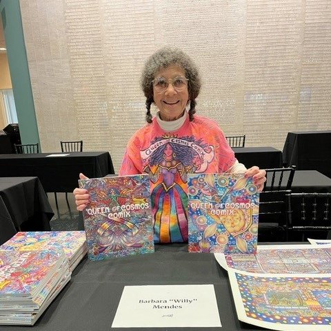 JewCE_NYC's tweet photo. Yesterday was buzzing at @cjewishhistory as creators moved into Artist Alley for #JewCE! Come see the incredible Barbara "Willy" Mendes and many other talented artists tomorrow at the Jewish Comic Experience. It’s your last chance to grab tickets! https://t.co/mrYGtFZFi4 https://t.co/v4VbdetOdD