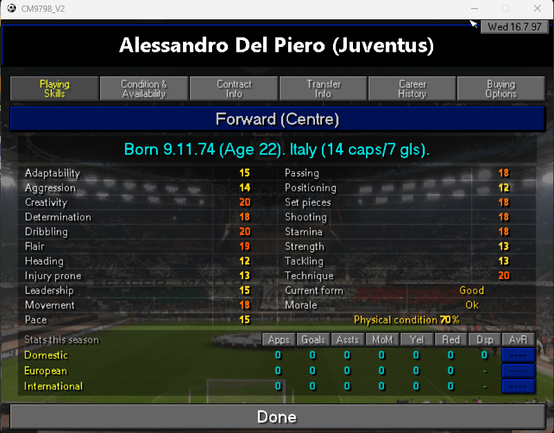 Alessandro Del Piero turns 50 today! 🎂🇮🇹