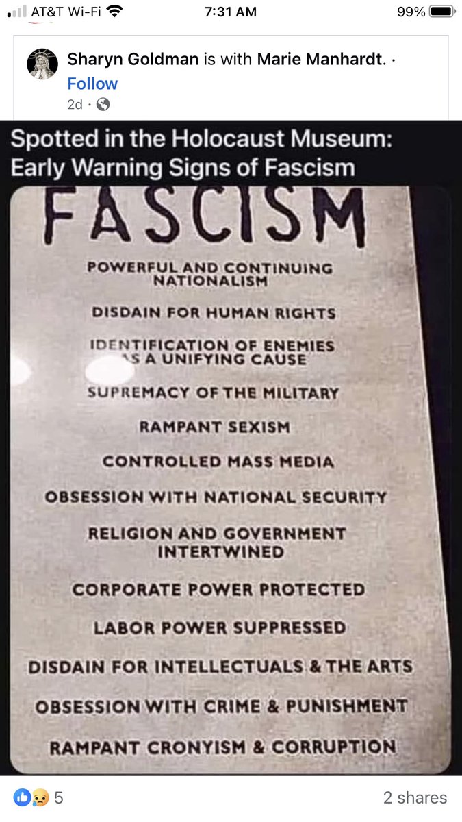 Another example of how we will be repeating history starting January 20