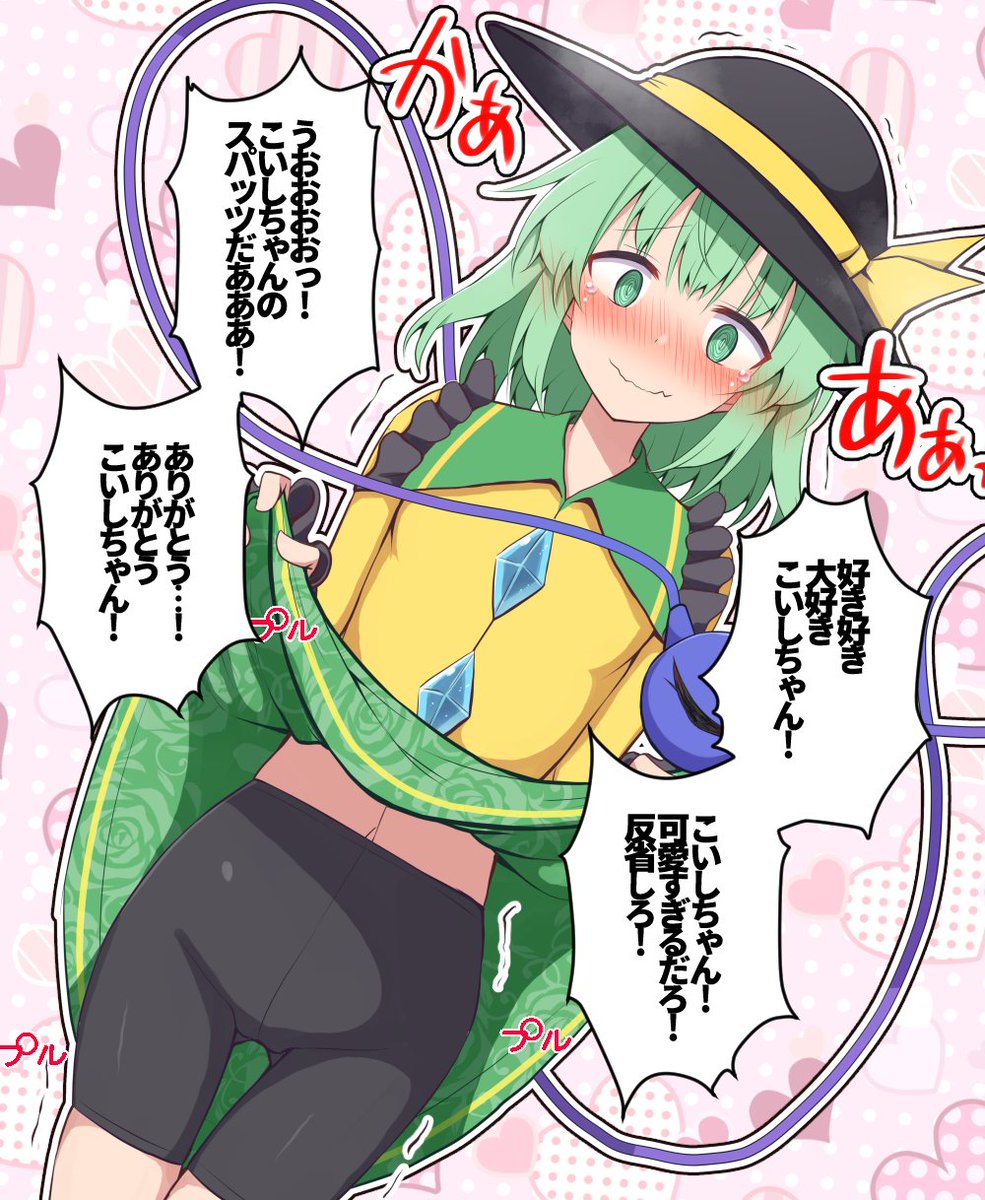 こいしちゃん「ざんねーん。スパッツでした～w」 