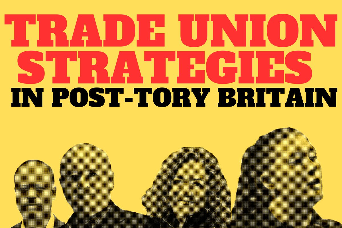 (London) Join <a href="/FranHeathcote/">Fran Heathcote</a> (general secretary of <a href="/pcs_union/">PCS Union (pcs.org.uk)</a>), Mick Lynch (general secretary of <a href="/RMTunion/">RMT</a>), and Sarah Woolley (general secretary of BFAWU) who will discuss Trade Union Strategies in Post-Tory Britain. The event will be chaired by <a href="/GawainLittle/">Gawain Little</a> of <a href="/GFTU1/">General Federation of Trade Unions</a>.
Will be