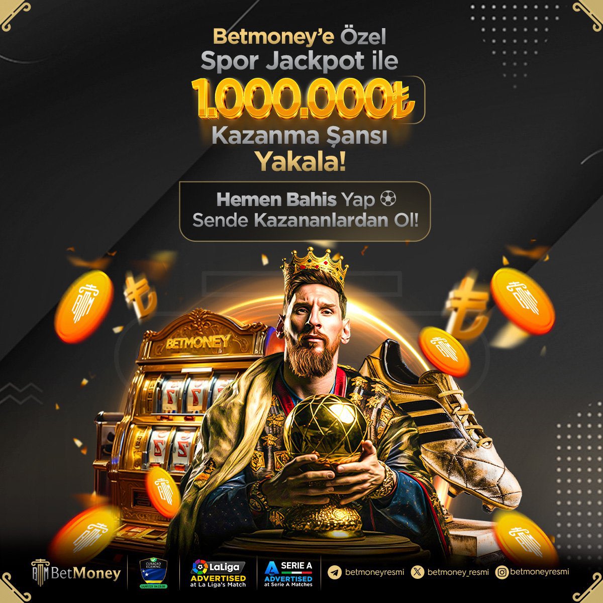 💥 BÜYÜK PATLAMA! 💥

📣 Spor Jackpot BetMoney’de 1 MİLYONU Geçti!

🎉 Kazanan Olmak İstiyorsan Şimdi Kuponunu Yap ve Jackpotu Patlat! 💣

💸 Sınırsız Kazanç ile Büyük Jackpotu Kazanma Şansı Yakala❗

🚀 Dünyanın ve Türkiye'nin Lisanslı En Güvenilir Bahis ve Casino Sitesi‼️