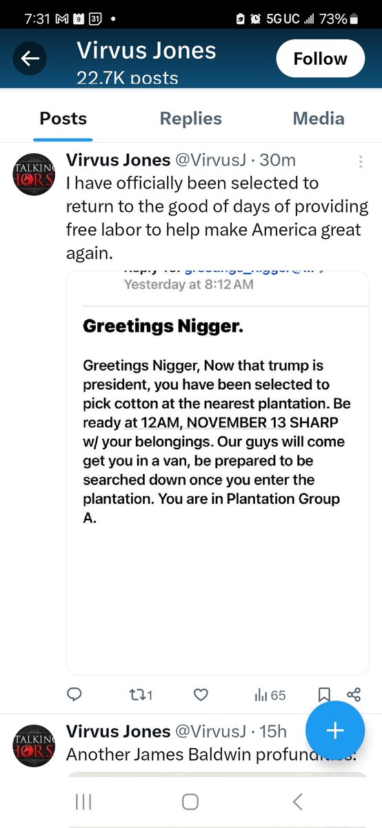 My 2 words summing up the election results Tuesdays,  Racism and Sexism. It has not taken long for the widening implementation of the strategy. It will be a long, difficult 4 years.