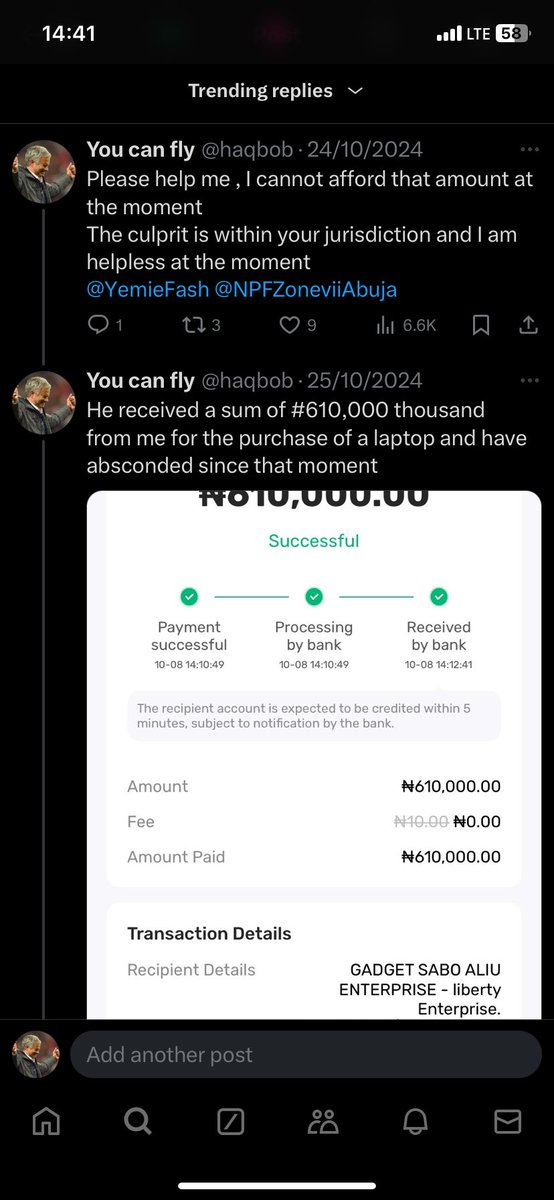 You can fly tweet media