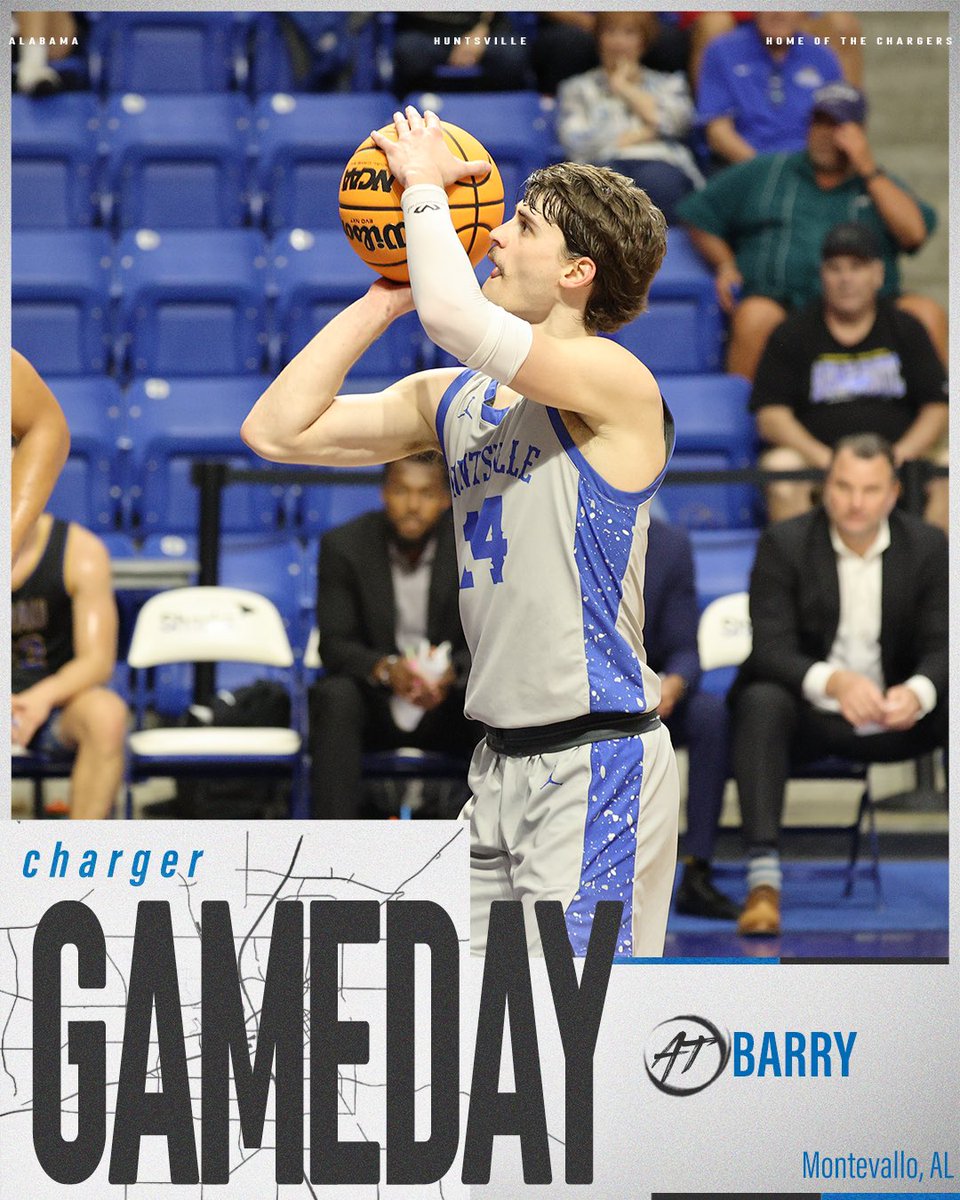 GAME DAY! 

🆚 Barry 
📍Montevallo, AL
🏟️ McChesney Student Activity Center
📺 FloSports 
📻 97.7 The Zone 
⏰ 4:30pm (CST)