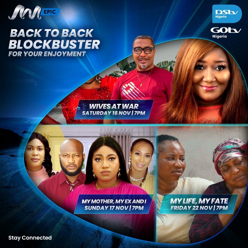 africamagictv's tweet photo. Blockbuster November is in full effect on #AMEpic!
We are giving it to you back-to-back!🎬🍿
Which movie can’t you wait to see?