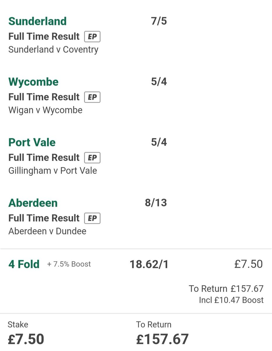 Degenerate_Pod's tweet photo. Today's bets

Odds 16/1 &amp; 18/1

Stake 1.5 points each total 3 points https://t.co/99n7iBuCLM