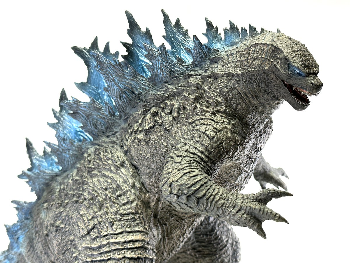 W-DRAGON ゴジラ2021 PVCだけど重い！ モールドびっしり！ 塗装良い 