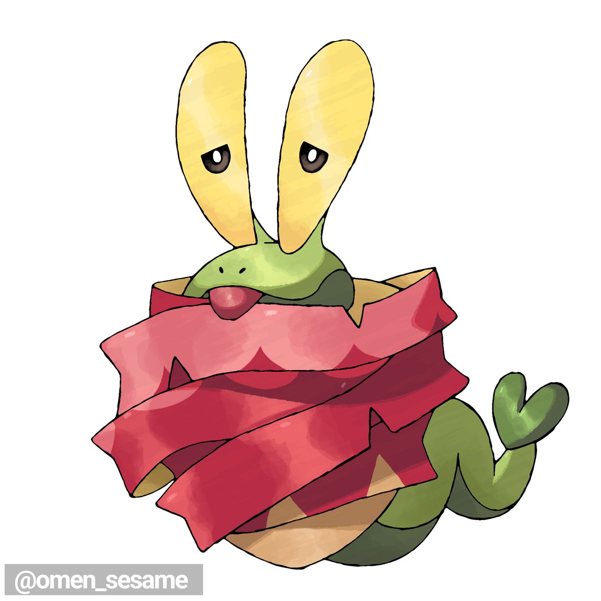 omen_sesame's tweet photo. A redraw of my old fakemon - New evolution forms of Applin, Appeel and Ghidrapple!

Inspired by apple peel and Ghidorah

#fakemon #fakemonart #Pokemon #pokemonart https://t.co/wRecP890NE