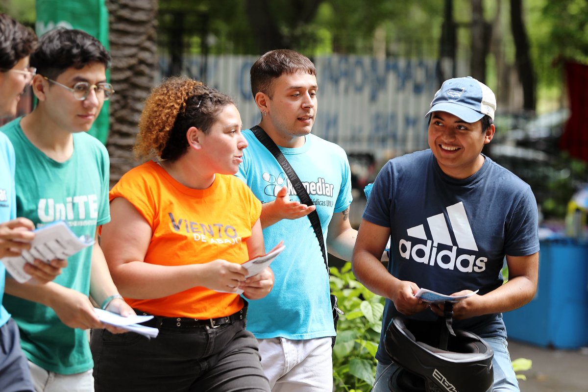 🗳 👏 Felicitaciones a toda la comunidad estudiantil de la <a href="/unlp/">UNLP</a> por la participación y el compromiso con la democracia y el cogobierno universitario. En estos tiempos difíciles, la militancia es más necesaria que nunca para fortalecer la #universidadpública. #EleccionesUNLP