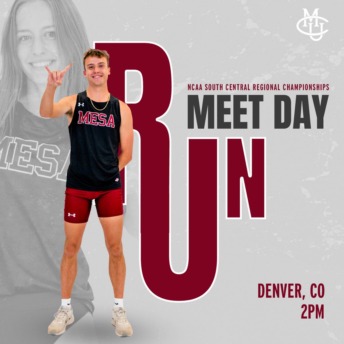 CMU Track & Field/XC (@cmumavstrack) on Twitter photo 🚨MEET DAY🚨
South Central Regional Championships
📍Denver, CO
⏰2 PM
📊cmumavericks.com/coverage
#MavUp // #RumbleMavs 🚨MEET DAY🚨
South Central Regional Championships
📍Denver, CO
⏰2 PM
📊cmumavericks.com/coverage
#MavUp // #RumbleMavs