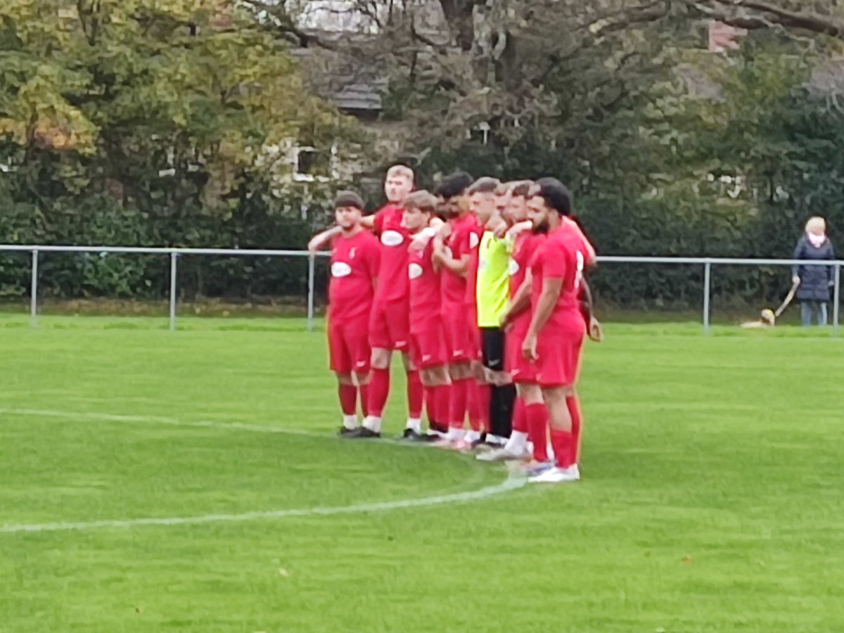 Minutes silence for remembrance!