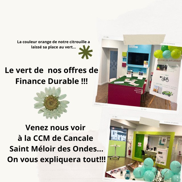 Et si vous passiez en auto verte...et si vous faisiez des travaux dans votre logement pour réduire vos factures d'énergie...entre autres??!! #financedurable <a href="/CMBretagne/">CMBretagne</a> <a href="/CMB_UTSTMALO/">CMB St-Malo & Côte d'Emeraude</a> <a href="/JFTrevilly/">Jean-francois TREVILLY</a> <a href="/Emmanutom/">Emmanuelle JOURDAN</a>