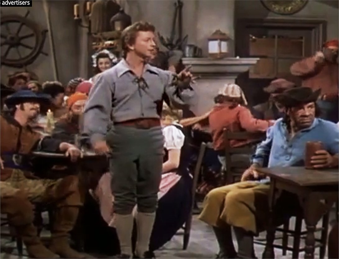 M_Antonio_del_C's tweet image. Mucho se ha escrito en la literatura retro sobre la creación del clásico Monkey Island, aunque poco o nada sobre su inspiración en la película “Double Crossbones” (Dave, el sanginario), de 1951. Aquí tenemos al joven Dave /Guybrush, decidido a hacerse pirata. (Hilo 👇)