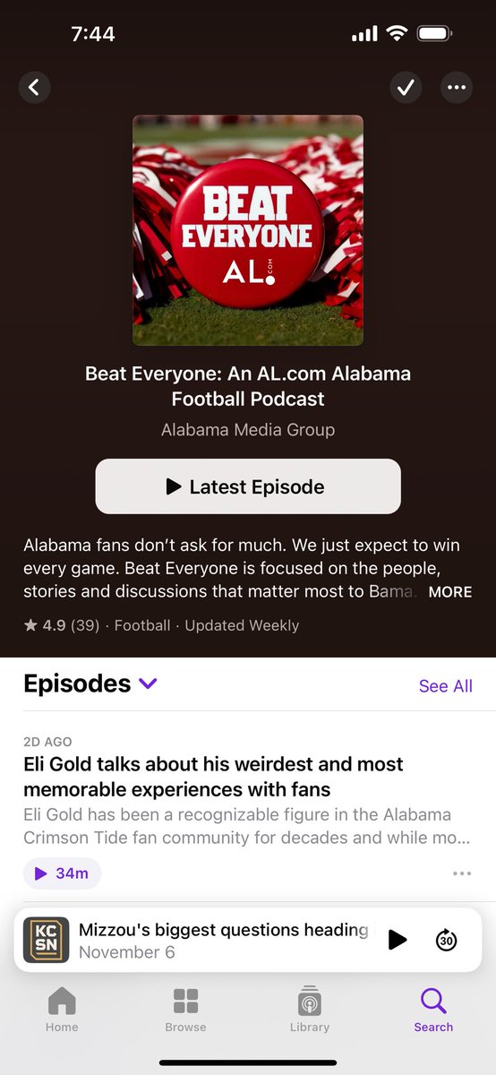 TheHypeManHarry's tweet photo. If your like me and you like to listen to opposing teams thoughts like me hereโs my top #BamaPods
@CodyGoodwin @Bama_247 @BamaFootballPod @TimWatts_BOL @ThisBenFlanagan @ByCasagrande #EliGold plenty of pods Oklahoma has 2 weeks
#BeatMizzou #BoomerSooner #BeatLSU #RollRide https://t.co/b7bp37cNUn