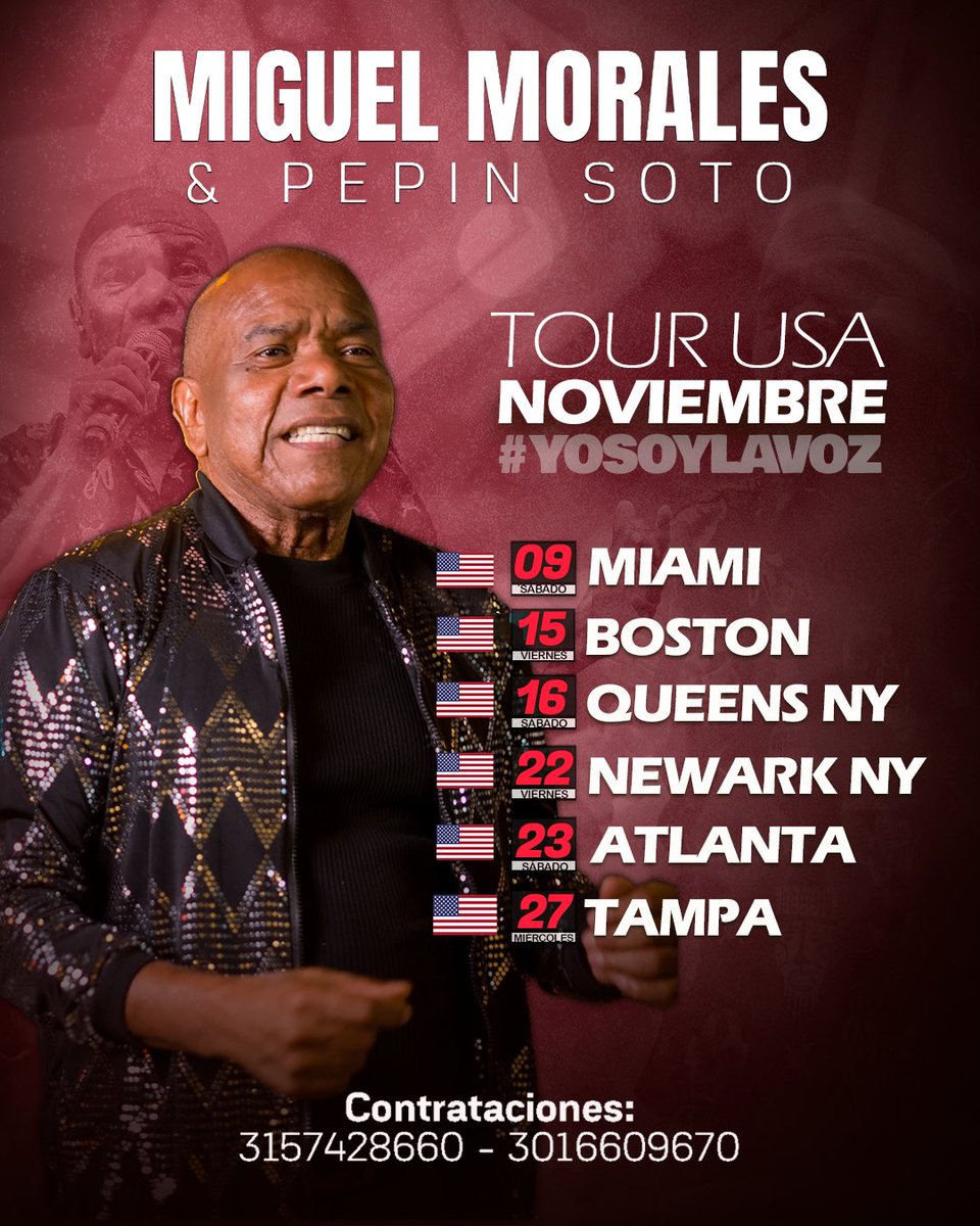 Mi gente linda desde hoy comenzamos este nuevo  #TourUSA2024 🇺🇸 estamos listos para cantarles todos mis éxitos y llevar nuestra música a todo el público latino y seguidores en Estados Unidos 🪗🙏